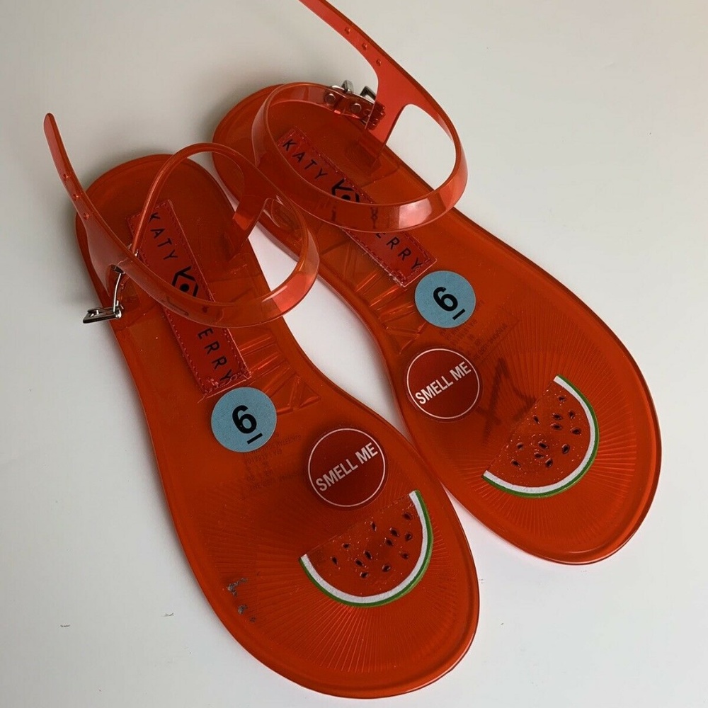 Katy Perry Geli Novelty Scented Jelly Sandals SZ 5
